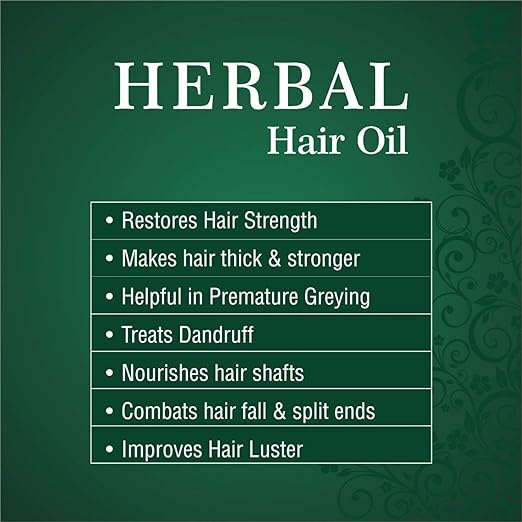 Herbs and Botanical Oil Infused Herbal Hair Oil (Pack of 2)