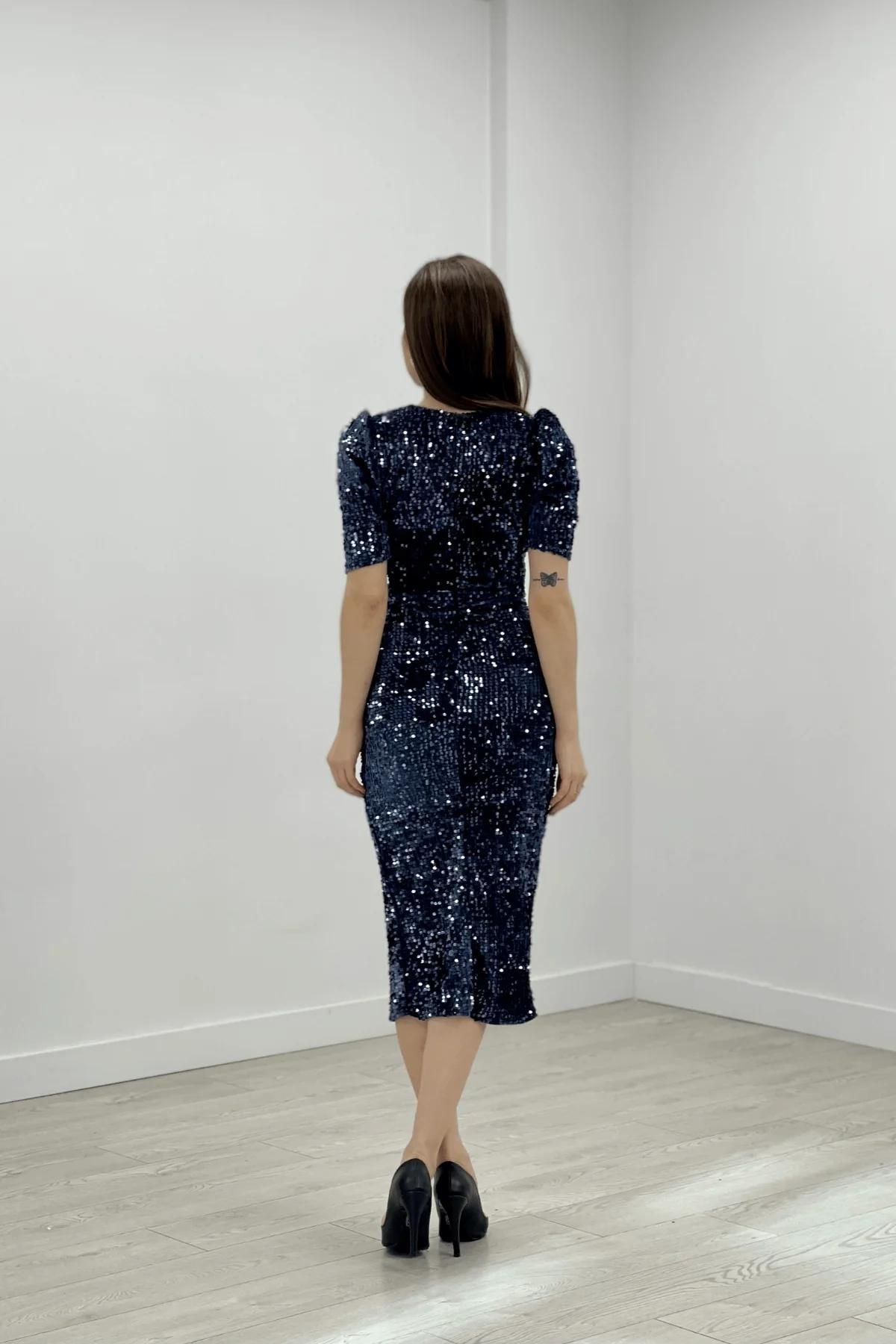 Graden Women Bodycon Blue Dress