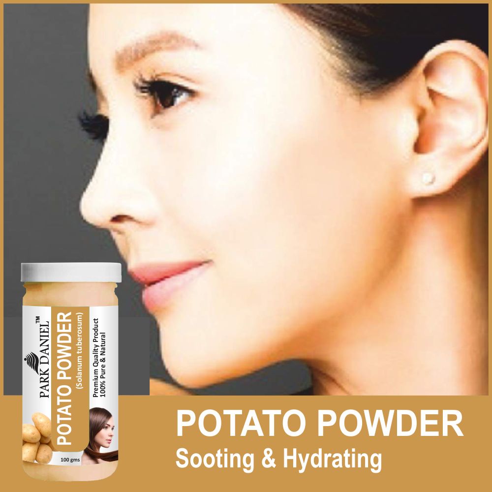 Park Daniel White Sandalwood Powder & Potato Powder Combo pack of 2 Jars of 100 gms(200 gms)