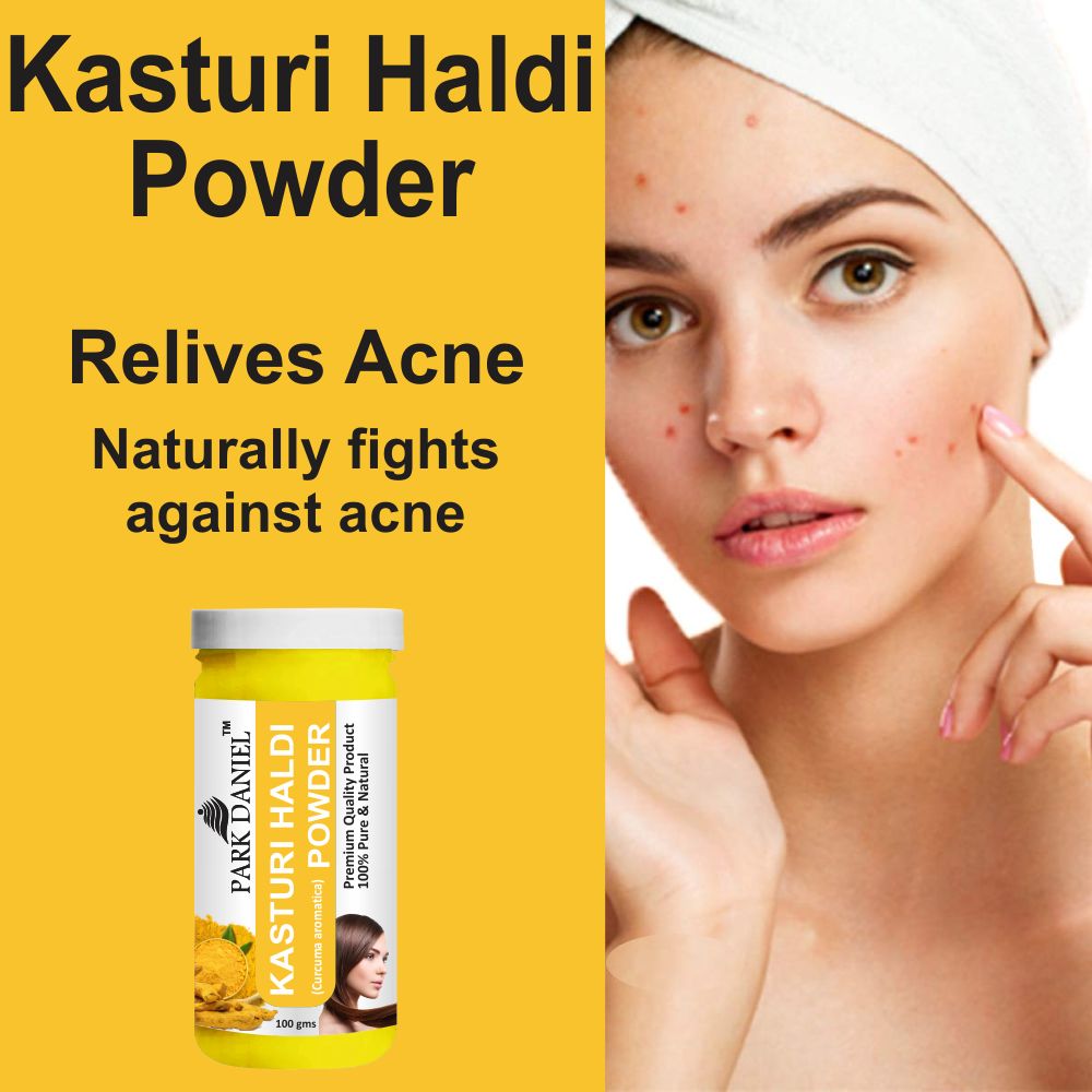 Park Daniel Jatamansi Powder & Kasturi Haldi Powder Combo pack of 2 Jars of 100 gms(200 gms)