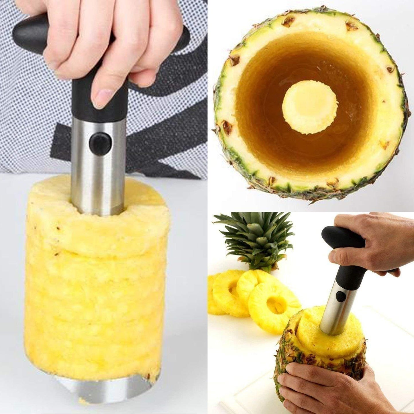 Stainless Steel Pineapple Cutter and Fruit Peelers