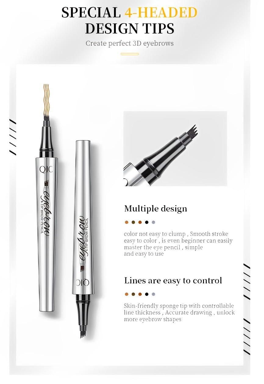 Waterproof Seamless 4 Micro-fork Tip Eyebrow Pencil�