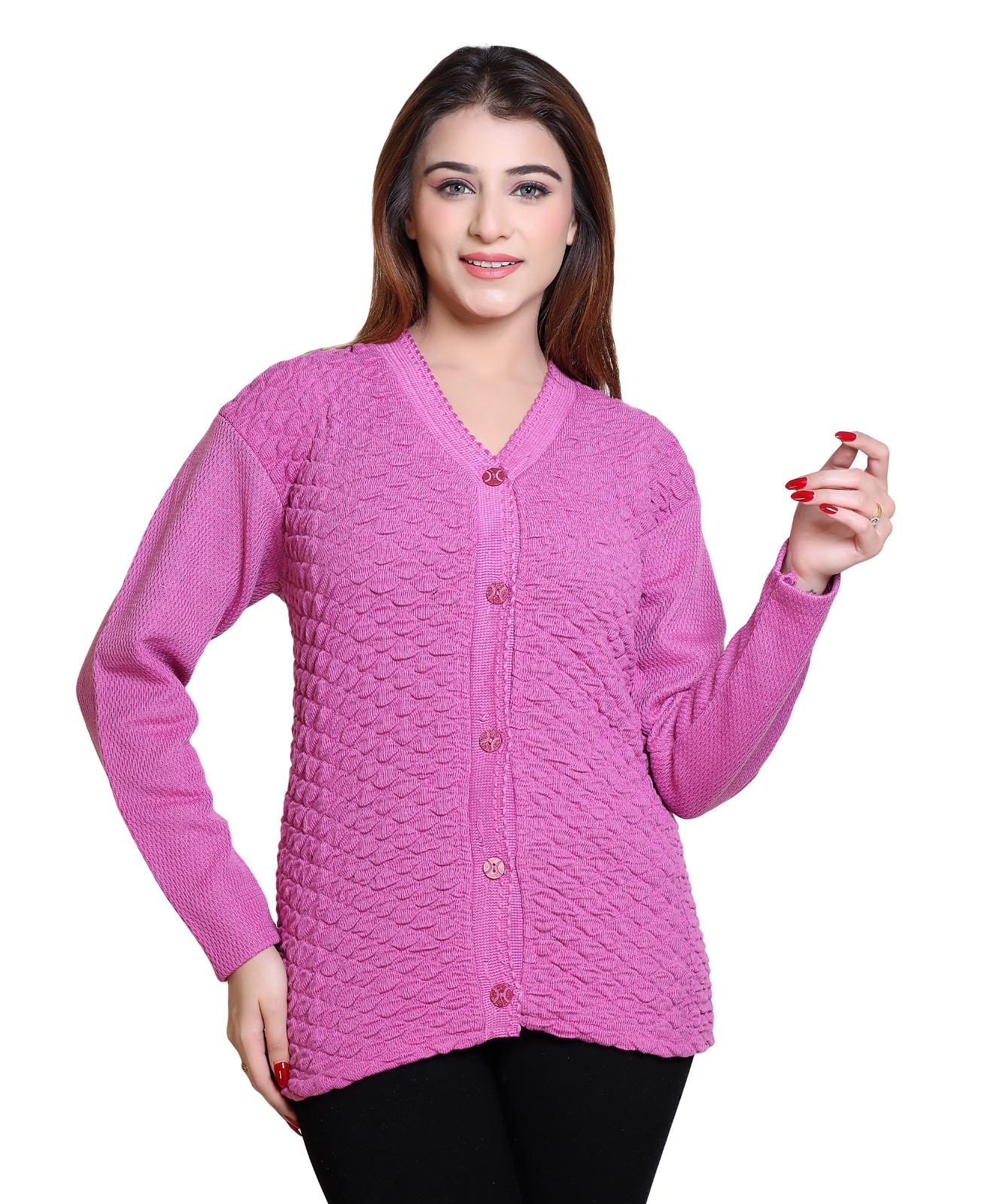 Women's Solid Winterwear Woolen Sweater