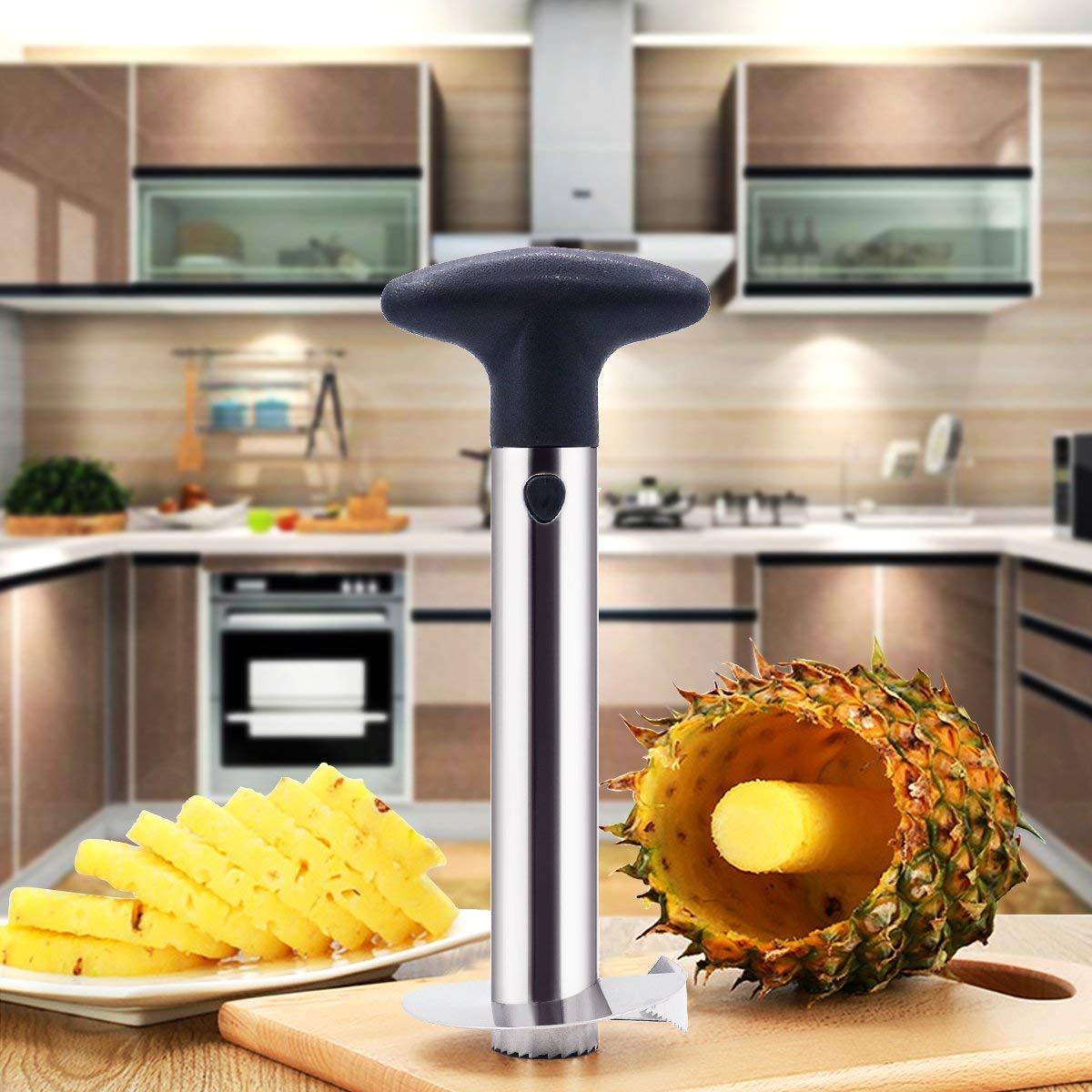 Stainless Steel Pineapple Cutter and Fruit Peelers