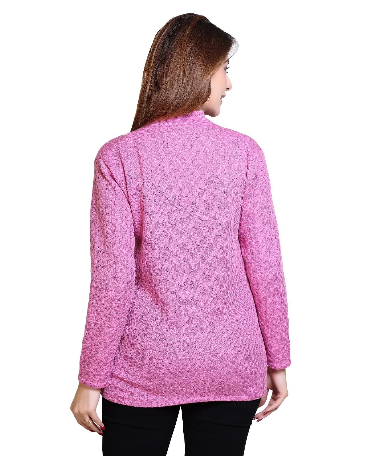 Women's Solid Winterwear Woolen Sweater