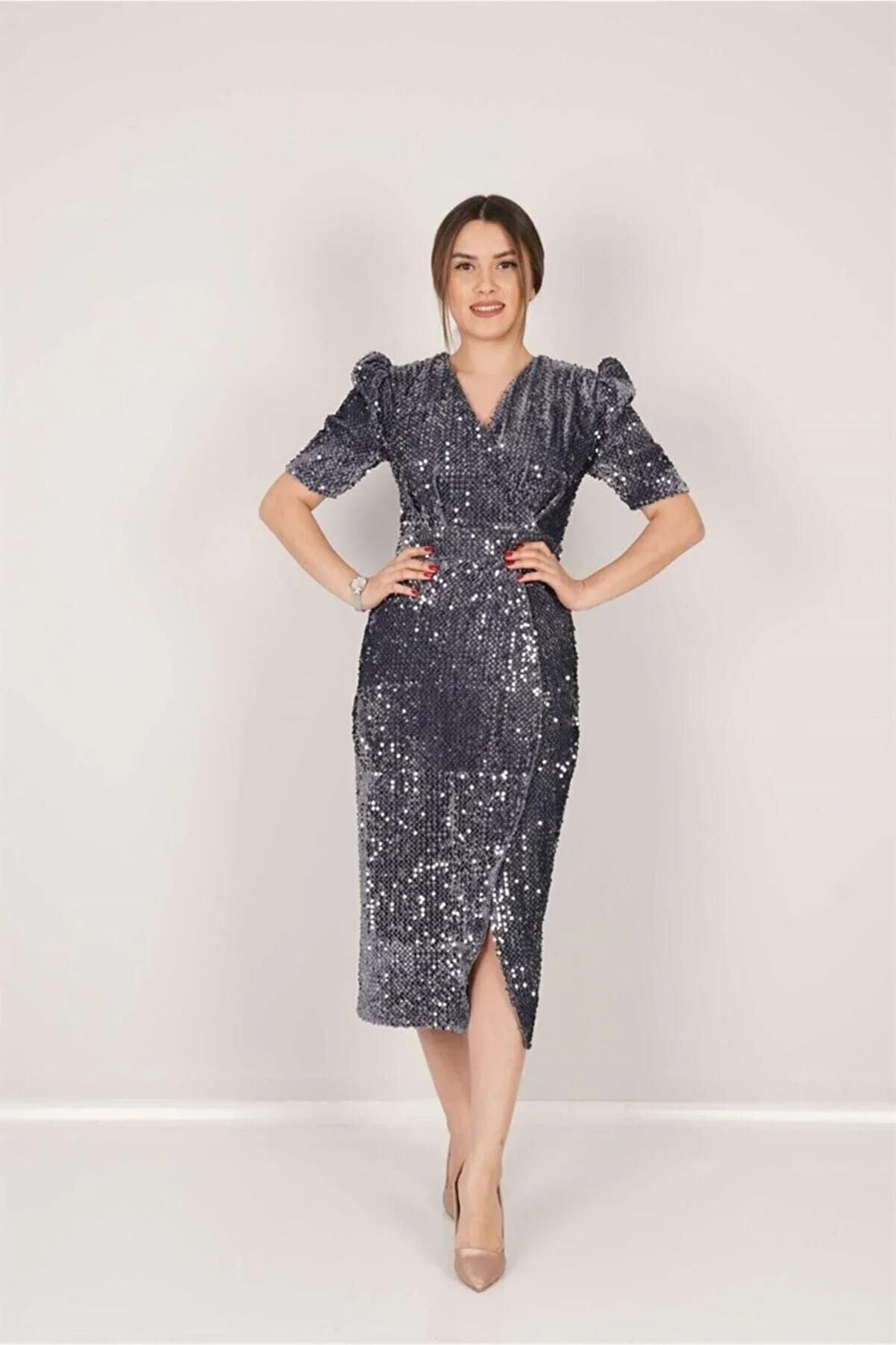 Graden Women Bodycon Grey Dress