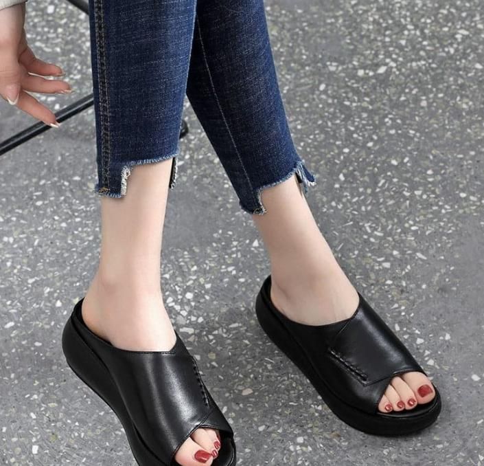 Flat Sandals for Women Fashion Breathable Summer Slip-On