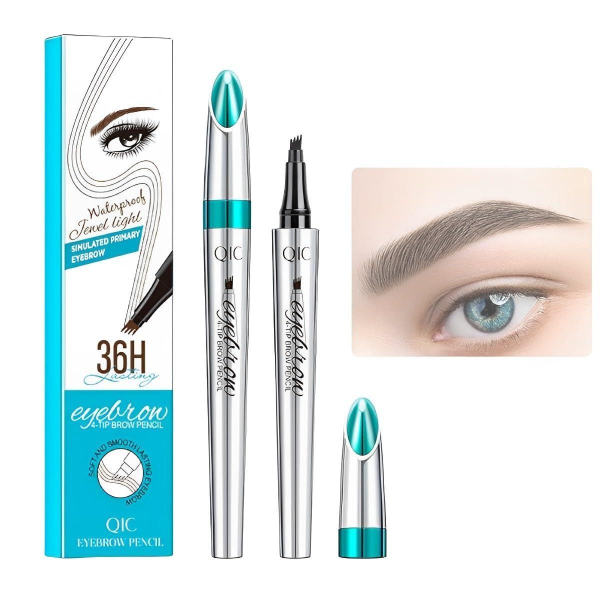 Waterproof Seamless 4 Micro-fork Tip Eyebrow Pencil�