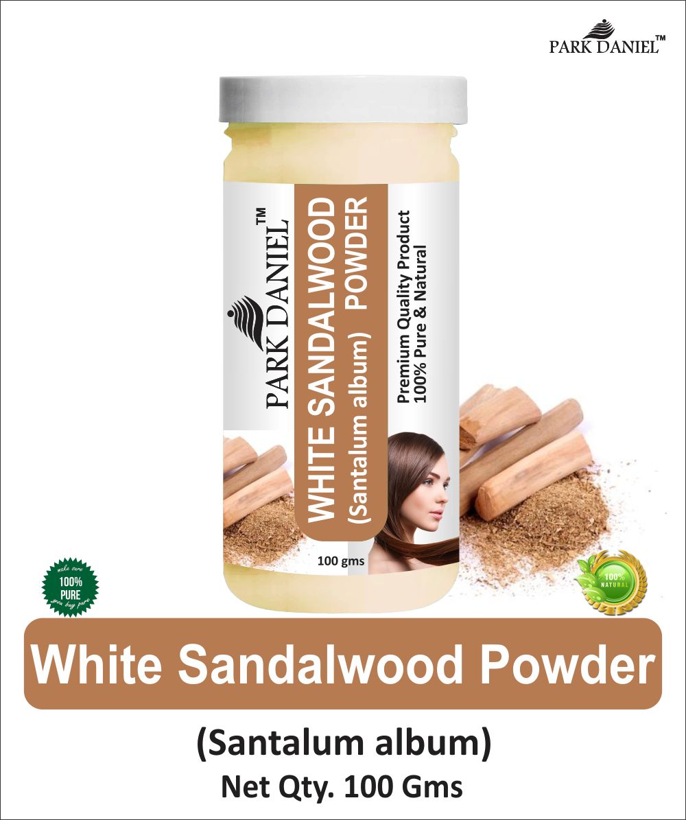 Park Daniel White Sandalwood Powder & Potato Powder Combo pack of 2 Jars of 100 gms(200 gms)