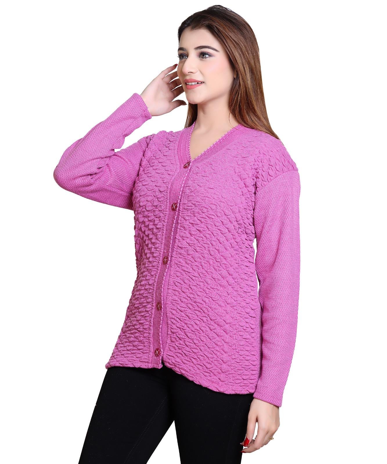 Women's Solid Winterwear Woolen Sweater