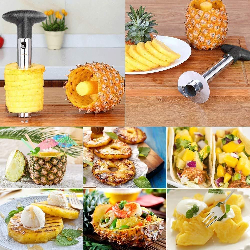 Stainless Steel Pineapple Cutter and Fruit Peelers
