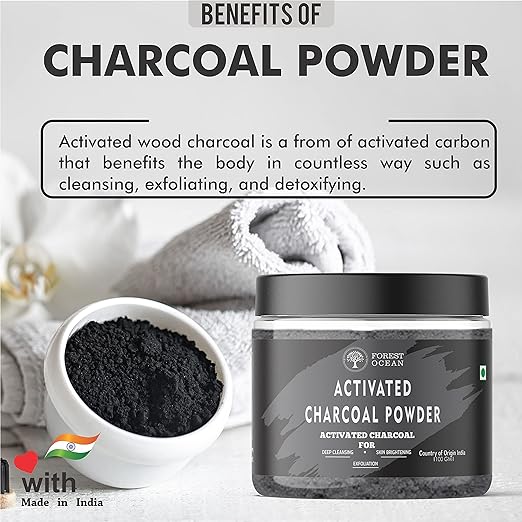 Bon Austin Activated Charcoal Powder & Ashwagandha Face Mask Powder (Pack Of 2)