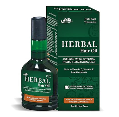 Herbs and Botanical Oil Infused Herbal Hair Oil (Pack of 2)