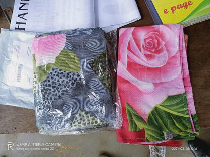 Polycotton Printed Double Bedsheets