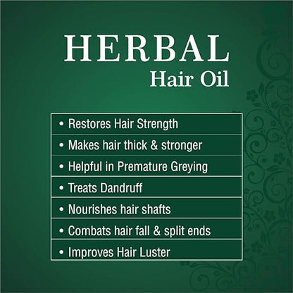 Herbs and Botanical Oil Infused Herbal Hair Oil (Pack of 2)