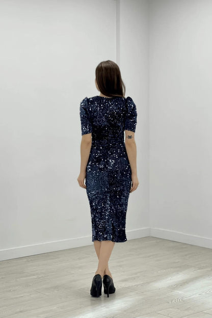 Graden Women Bodycon Blue Dress