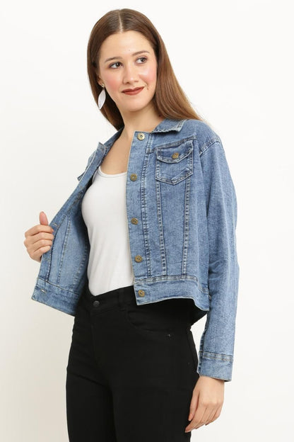 Lily Buds Women Denim Jacket