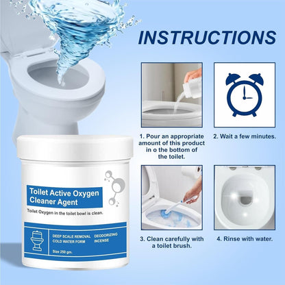 Toilet Cleaner Powder & Toilet Super Active Cleaning Liquid Agent
