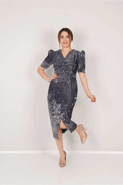 Graden Women Bodycon Grey Dress