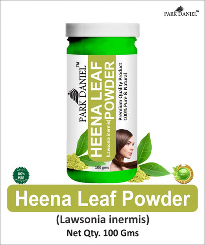 Park Daniel White Sandalwood Powder & Heena Leaf Powder Combo pack of 2 Jars of 100 gms(200 gms)