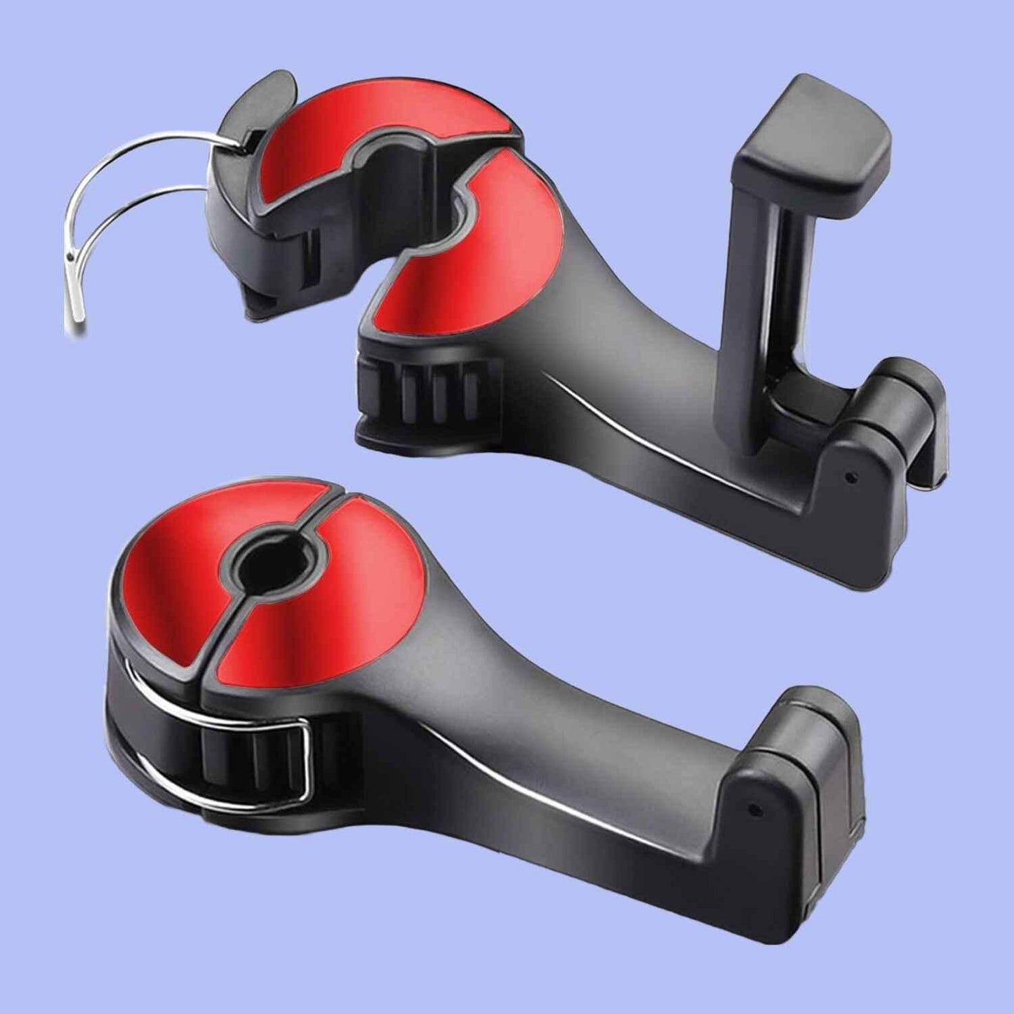 Premium Car Seat Back Hooks with Phone Holder(Pack of 2)