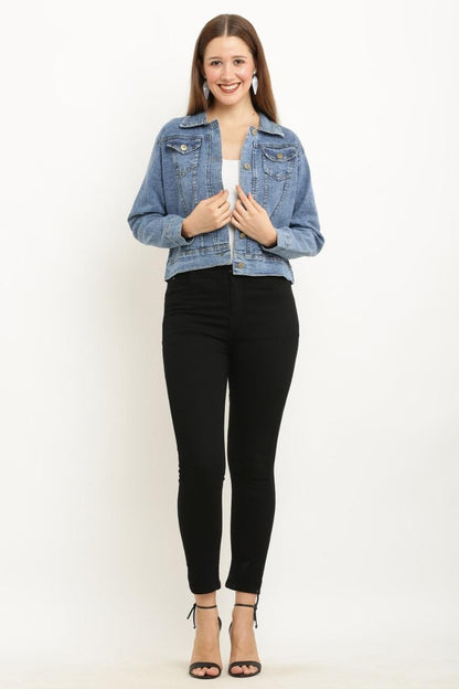 Lily Buds Women Denim Jacket