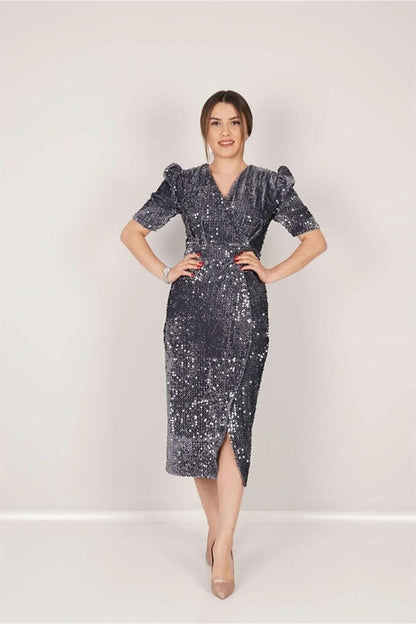 Graden Women Bodycon Grey Dress