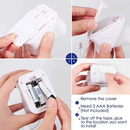 Self Adhesive Wall Mounted Battery Operated Portable Wire LED Lamp