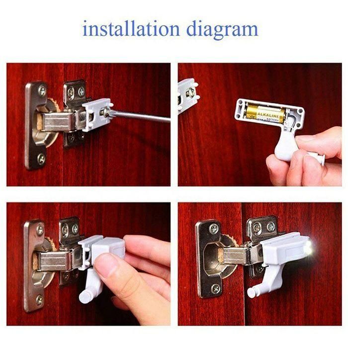 Led Furniture Lamp- 12V DC led Furniture Lamp Cabinet Lighting(Pack of 2)